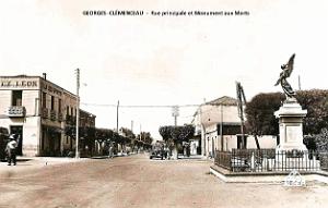 Georges-Clemenceau - Rue principale et Monument aux Morts 